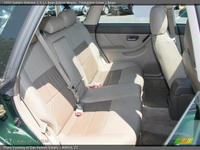 Timberline Green / Beige 2002 Subaru Outback 3.0 L.L.Bean Edition Wagon