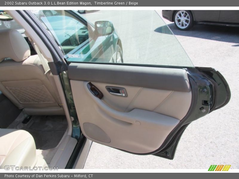 Timberline Green / Beige 2002 Subaru Outback 3.0 L.L.Bean Edition Wagon