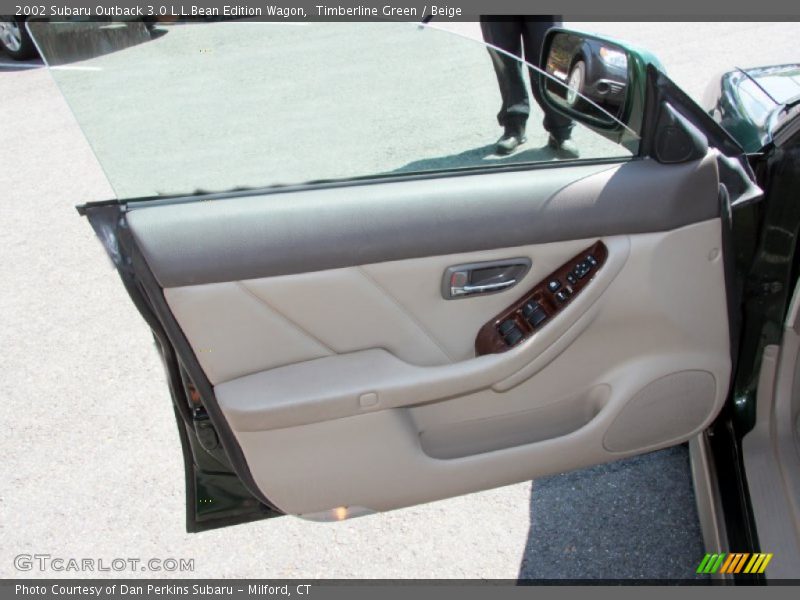 Timberline Green / Beige 2002 Subaru Outback 3.0 L.L.Bean Edition Wagon