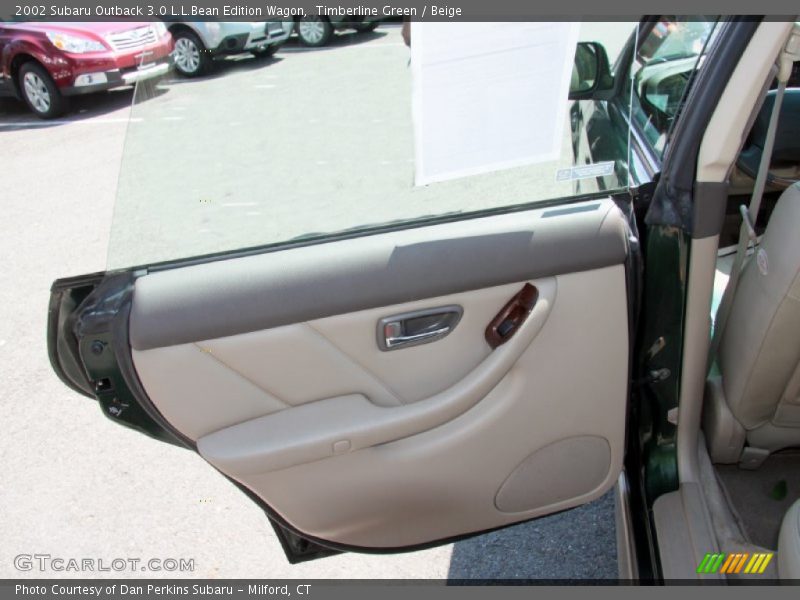 Timberline Green / Beige 2002 Subaru Outback 3.0 L.L.Bean Edition Wagon