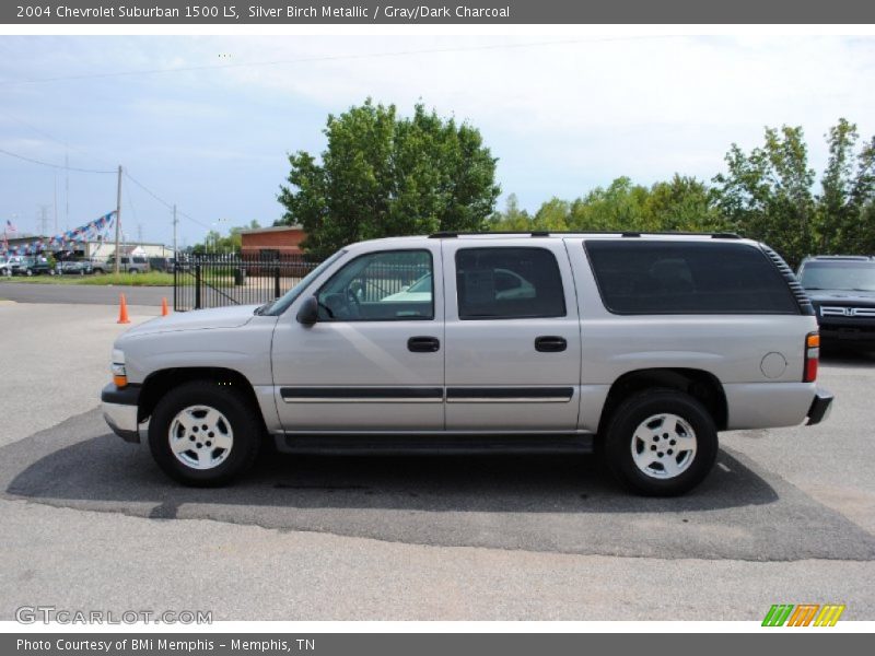 Silver Birch Metallic / Gray/Dark Charcoal 2004 Chevrolet Suburban 1500 LS