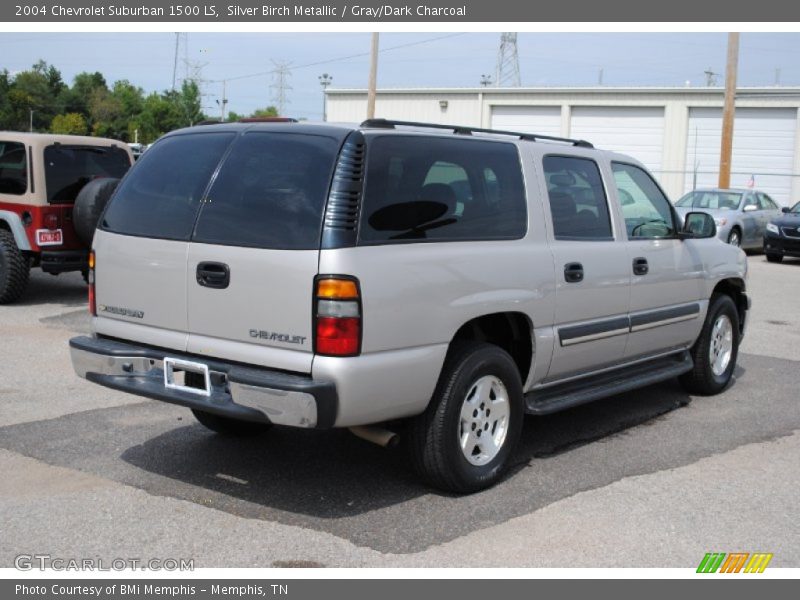 Silver Birch Metallic / Gray/Dark Charcoal 2004 Chevrolet Suburban 1500 LS