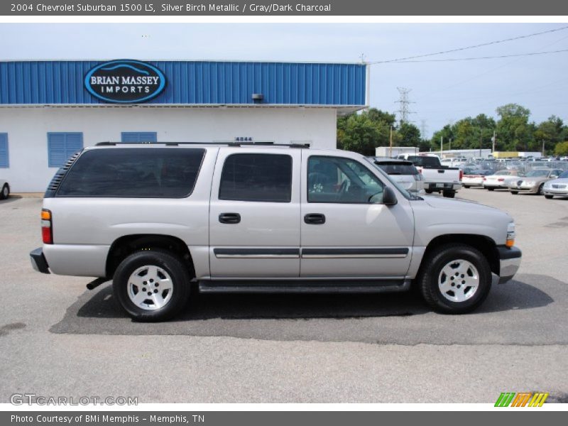 Silver Birch Metallic / Gray/Dark Charcoal 2004 Chevrolet Suburban 1500 LS