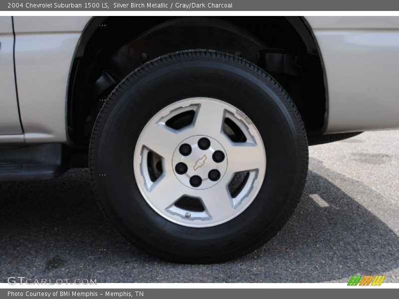 Silver Birch Metallic / Gray/Dark Charcoal 2004 Chevrolet Suburban 1500 LS