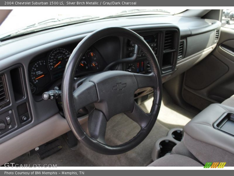 Silver Birch Metallic / Gray/Dark Charcoal 2004 Chevrolet Suburban 1500 LS