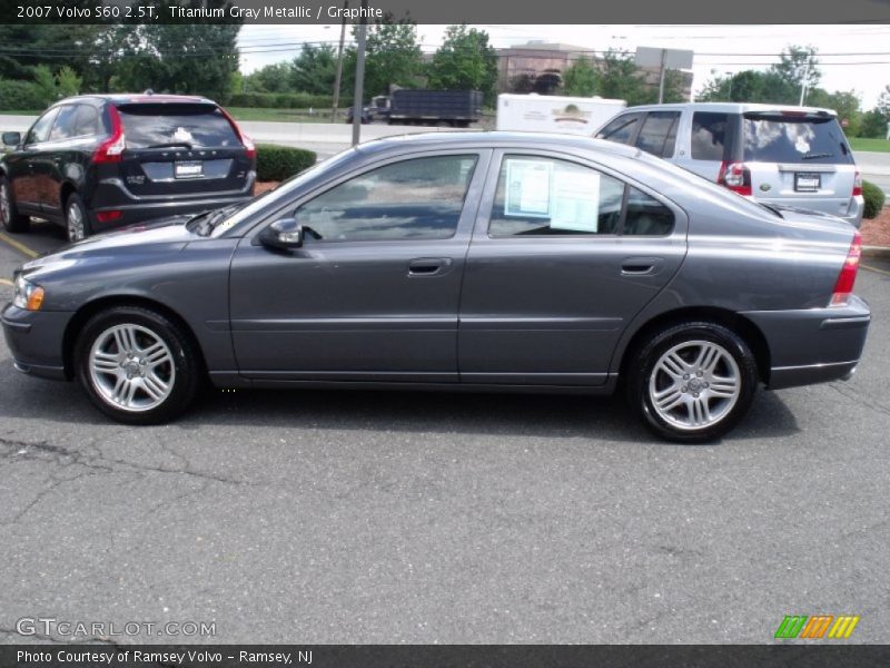 Titanium Gray Metallic / Graphite 2007 Volvo S60 2.5T