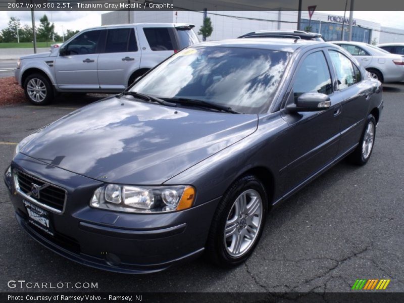 Titanium Gray Metallic / Graphite 2007 Volvo S60 2.5T