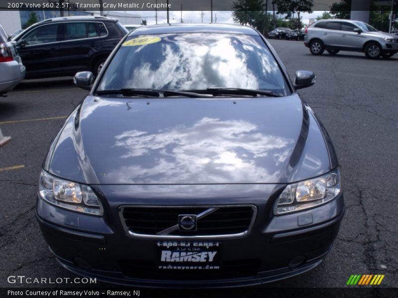 Titanium Gray Metallic / Graphite 2007 Volvo S60 2.5T