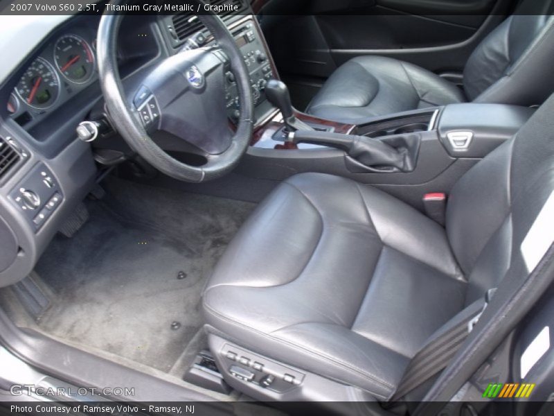 Titanium Gray Metallic / Graphite 2007 Volvo S60 2.5T