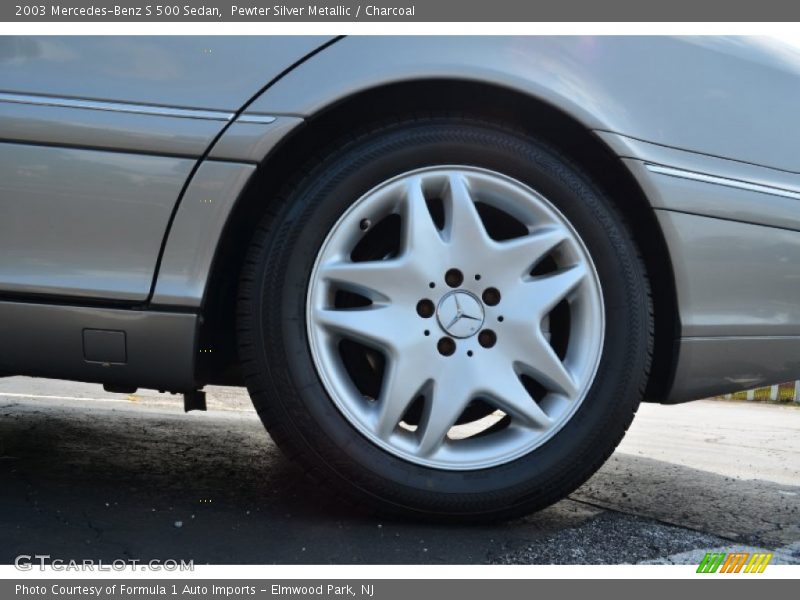 Pewter Silver Metallic / Charcoal 2003 Mercedes-Benz S 500 Sedan