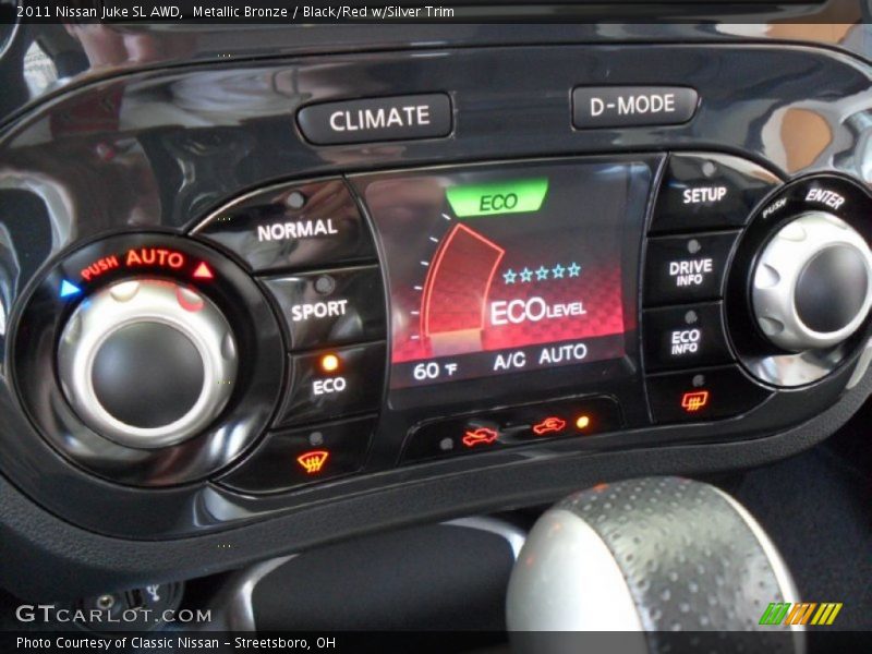 Metallic Bronze / Black/Red w/Silver Trim 2011 Nissan Juke SL AWD