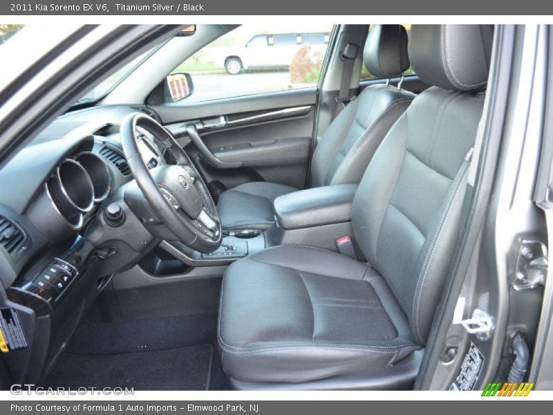 Titanium Silver / Black 2011 Kia Sorento EX V6