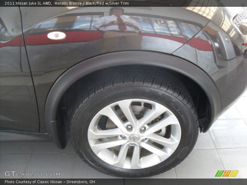 Metallic Bronze / Black/Red w/Silver Trim 2011 Nissan Juke SL AWD
