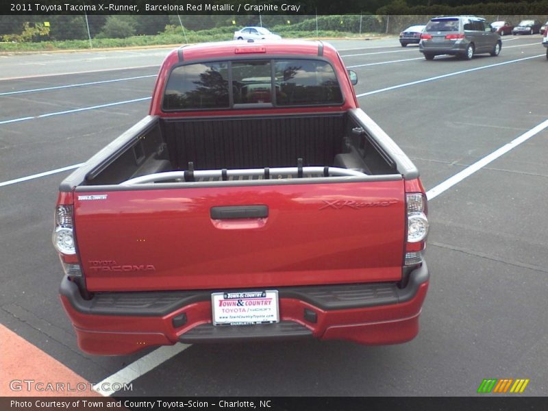Barcelona Red Metallic / Graphite Gray 2011 Toyota Tacoma X-Runner