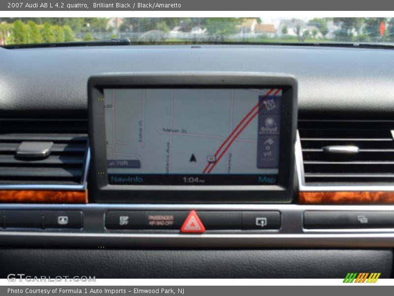 Brilliant Black / Black/Amaretto 2007 Audi A8 L 4.2 quattro