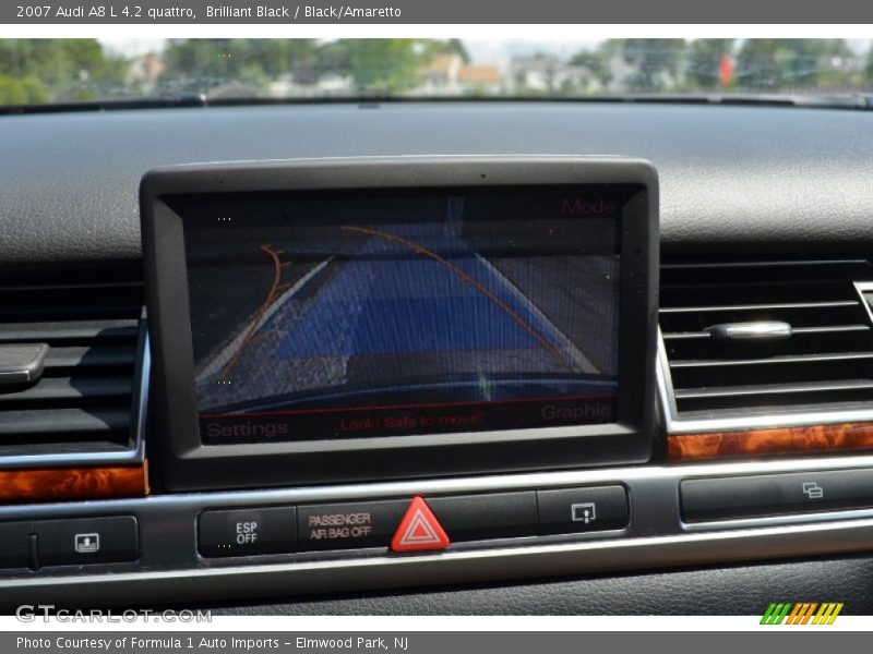 Brilliant Black / Black/Amaretto 2007 Audi A8 L 4.2 quattro