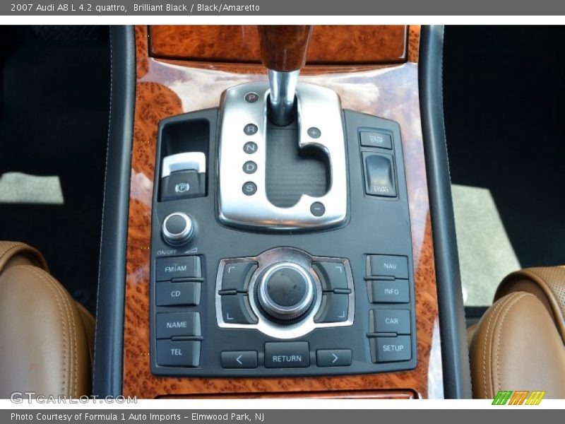 Brilliant Black / Black/Amaretto 2007 Audi A8 L 4.2 quattro
