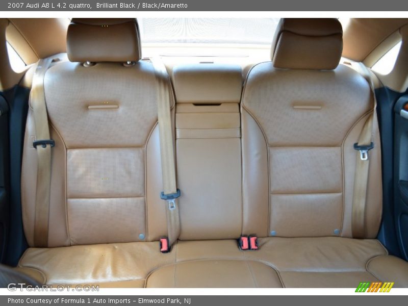 Brilliant Black / Black/Amaretto 2007 Audi A8 L 4.2 quattro