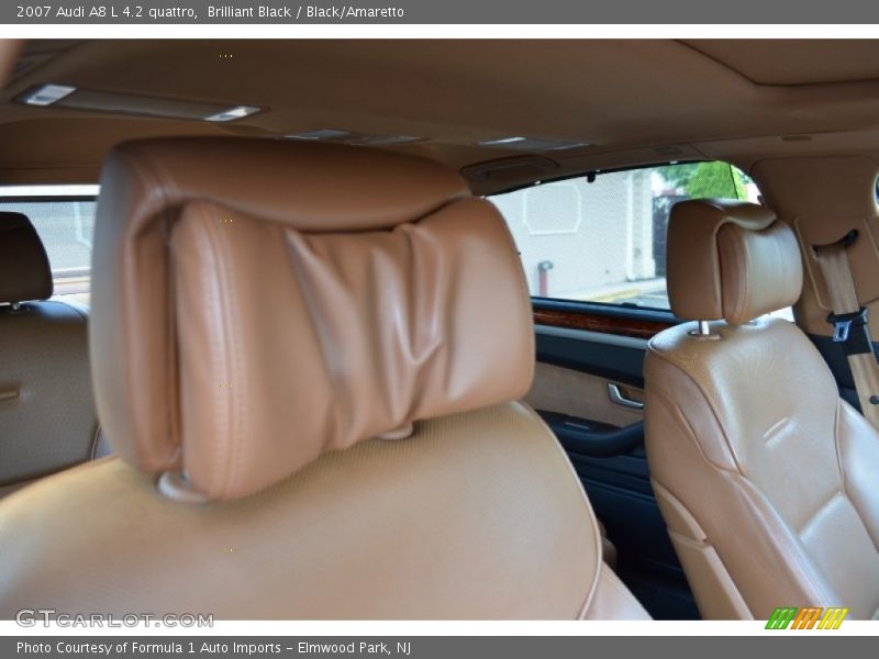 Brilliant Black / Black/Amaretto 2007 Audi A8 L 4.2 quattro