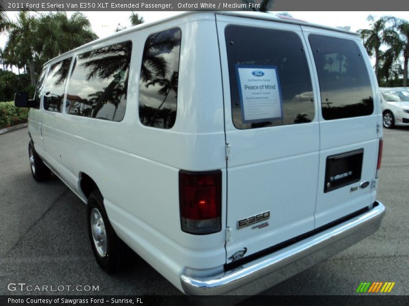 Oxford White / Medium Flint 2011 Ford E Series Van E350 XLT Extended Passenger