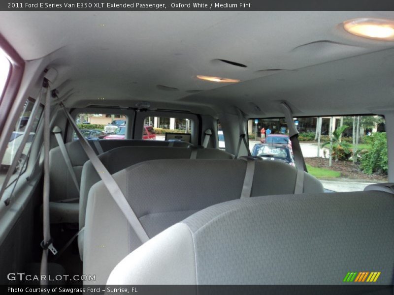 Oxford White / Medium Flint 2011 Ford E Series Van E350 XLT Extended Passenger