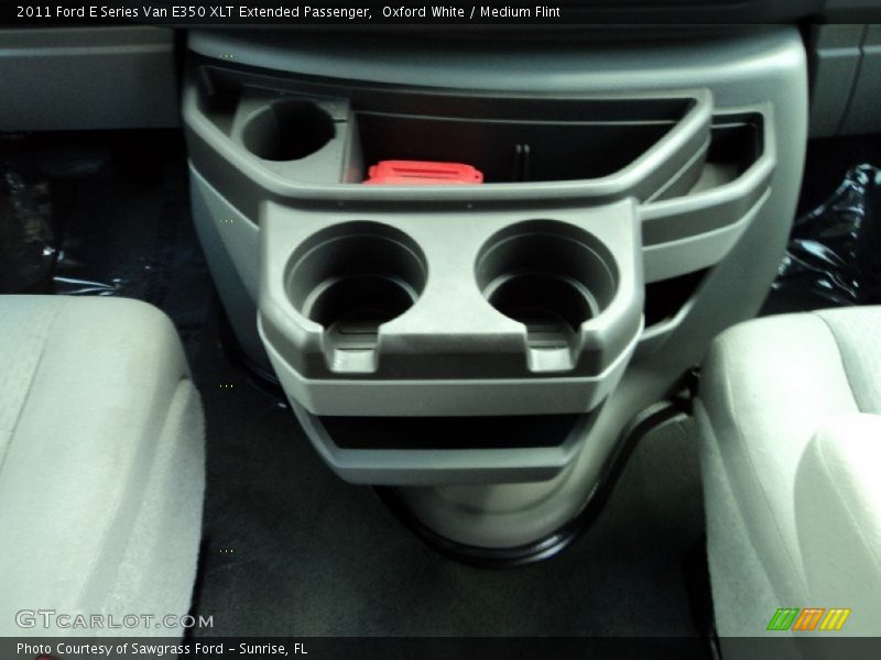 Oxford White / Medium Flint 2011 Ford E Series Van E350 XLT Extended Passenger