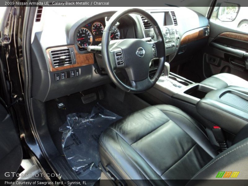 Galaxy Black Metallic / Charcoal 2009 Nissan Armada LE