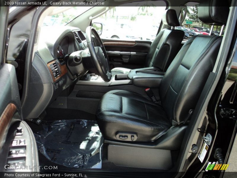 Galaxy Black Metallic / Charcoal 2009 Nissan Armada LE