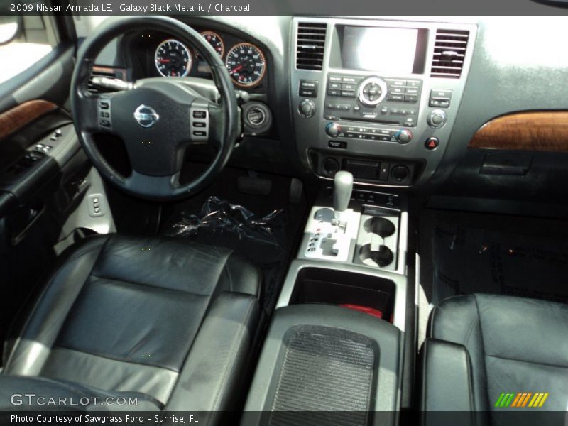 Galaxy Black Metallic / Charcoal 2009 Nissan Armada LE