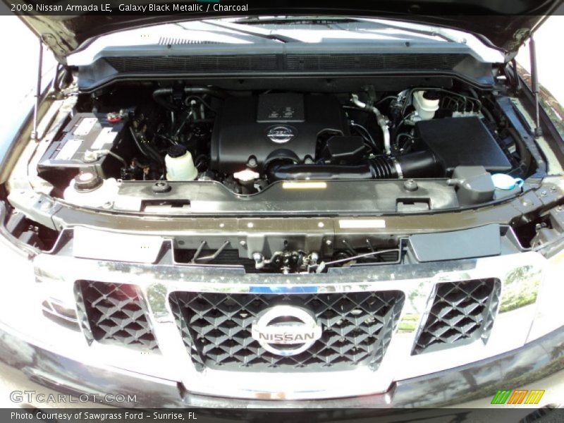 Galaxy Black Metallic / Charcoal 2009 Nissan Armada LE