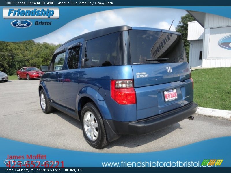 Atomic Blue Metallic / Gray/Black 2008 Honda Element EX AWD