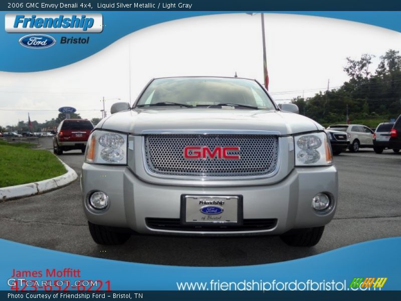 Liquid Silver Metallic / Light Gray 2006 GMC Envoy Denali 4x4