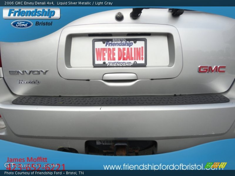 Liquid Silver Metallic / Light Gray 2006 GMC Envoy Denali 4x4