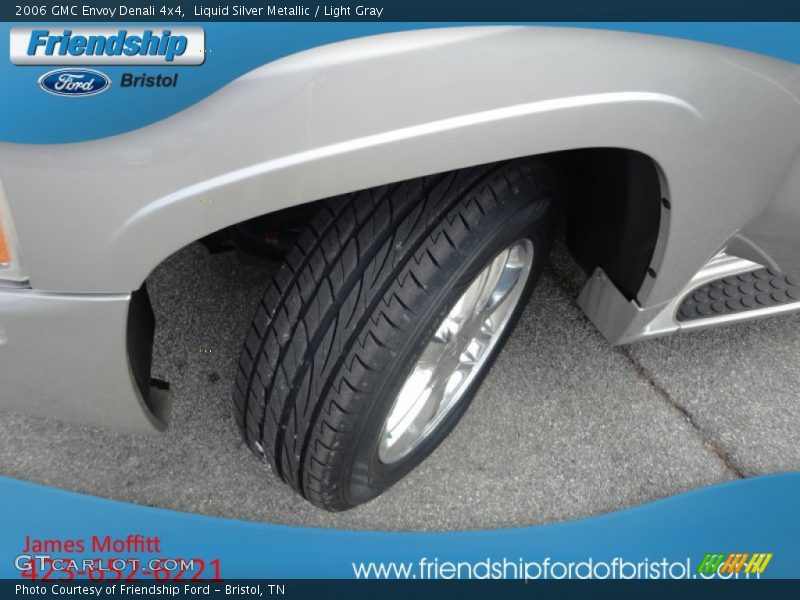 Liquid Silver Metallic / Light Gray 2006 GMC Envoy Denali 4x4