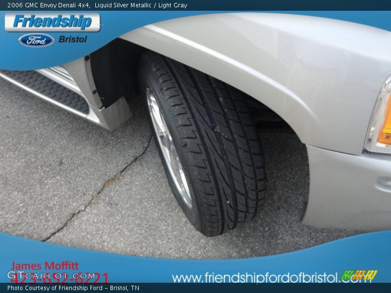 Liquid Silver Metallic / Light Gray 2006 GMC Envoy Denali 4x4