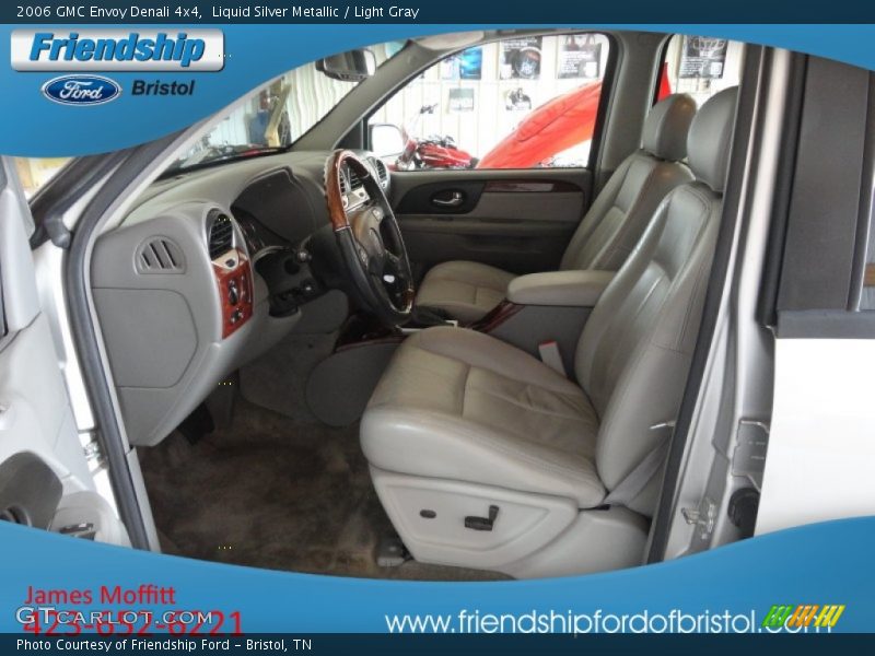 Liquid Silver Metallic / Light Gray 2006 GMC Envoy Denali 4x4
