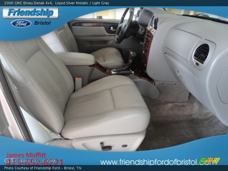 Liquid Silver Metallic / Light Gray 2006 GMC Envoy Denali 4x4