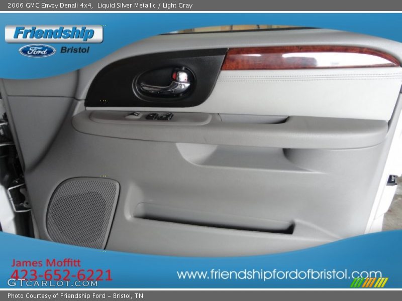 Liquid Silver Metallic / Light Gray 2006 GMC Envoy Denali 4x4