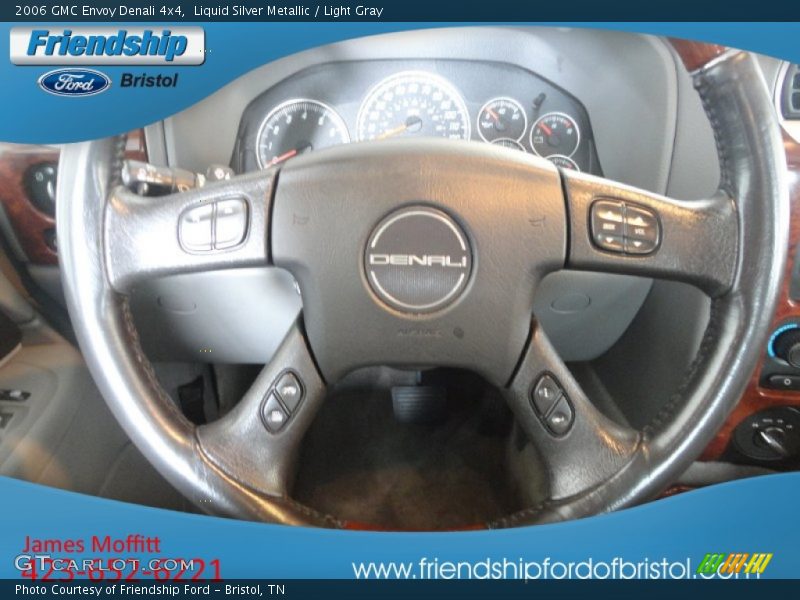 Liquid Silver Metallic / Light Gray 2006 GMC Envoy Denali 4x4