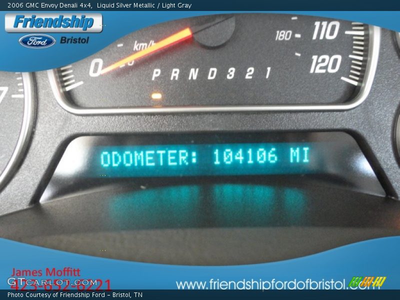 Liquid Silver Metallic / Light Gray 2006 GMC Envoy Denali 4x4