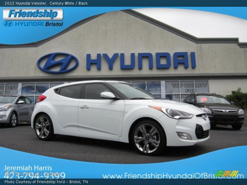 Century White / Black 2013 Hyundai Veloster