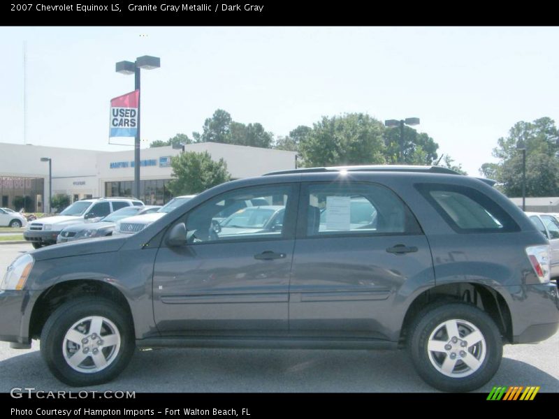 Granite Gray Metallic / Dark Gray 2007 Chevrolet Equinox LS