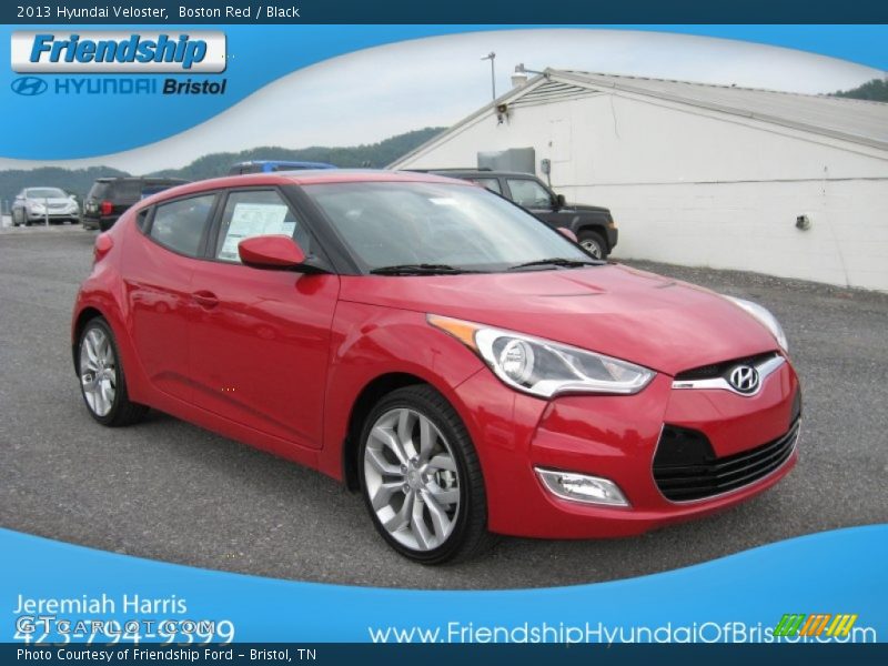 Boston Red / Black 2013 Hyundai Veloster