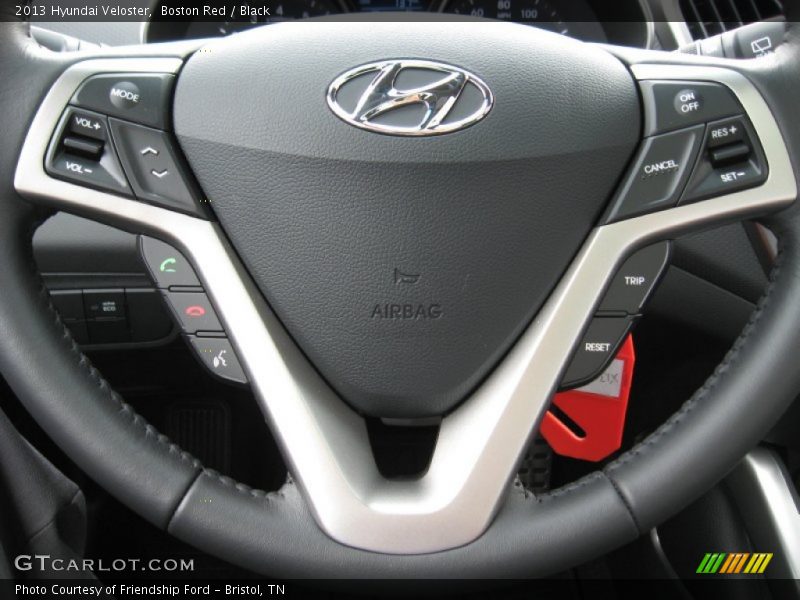 Boston Red / Black 2013 Hyundai Veloster
