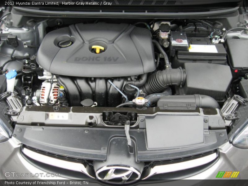 Harbor Gray Metallic / Gray 2013 Hyundai Elantra Limited
