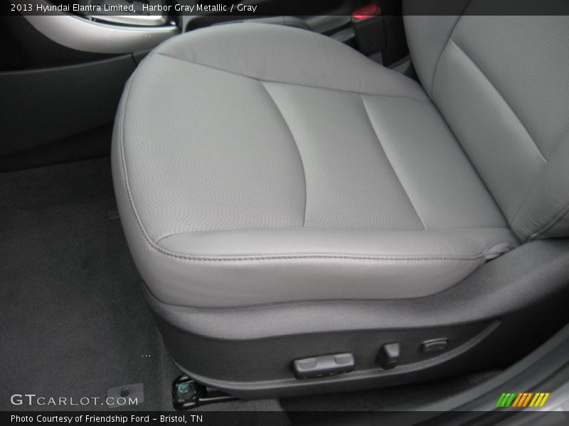 Harbor Gray Metallic / Gray 2013 Hyundai Elantra Limited