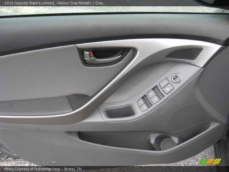 Harbor Gray Metallic / Gray 2013 Hyundai Elantra Limited