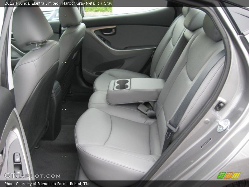 Harbor Gray Metallic / Gray 2013 Hyundai Elantra Limited