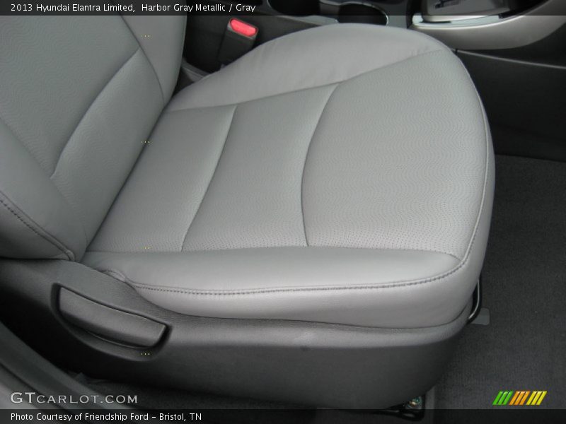 Harbor Gray Metallic / Gray 2013 Hyundai Elantra Limited