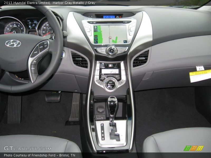 Harbor Gray Metallic / Gray 2013 Hyundai Elantra Limited